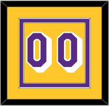 Los Angeles Number - Home Yellow (1997-1999) - Double Mat 2