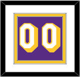 Los Angeles Number - Road Purple (1997-1999) - Double Mat 1