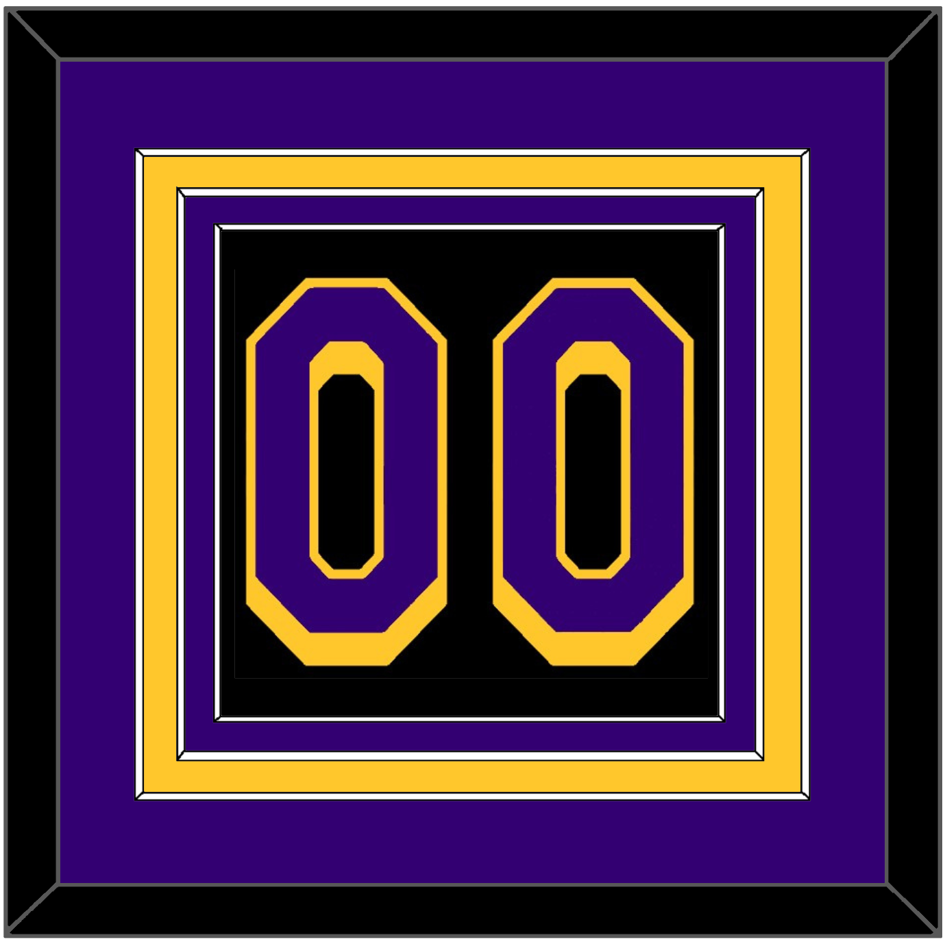 Los Angeles Number - Black Earned (2020-2021) - Premier Tier 3