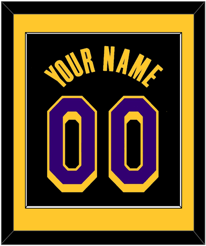 Los Angeles Name & Number - Black Earned (2020-2021) - Essential Tier 2