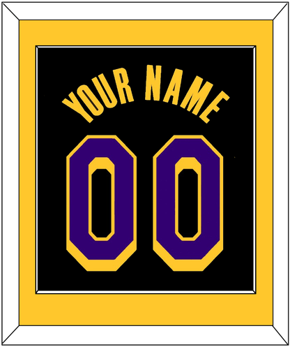 Los Angeles Name & Number - Black Earned (2020-2021) - Essential Tier 2