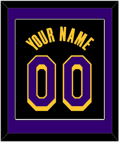 Los Angeles Name & Number - Black Earned (2020-2021) - Essential Tier 3