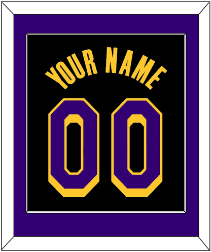 Los Angeles Name & Number - Black Earned (2020-2021) - Essential Tier 3