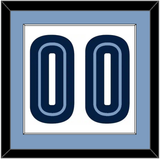 Memphis Number - Home White (2004-2010) - Single Mat 2