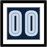 Memphis Number - Road Navy (2004-2010) - Single Mat 1