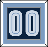 Memphis Number - Road Navy (2004-2010) - Single Mat 1