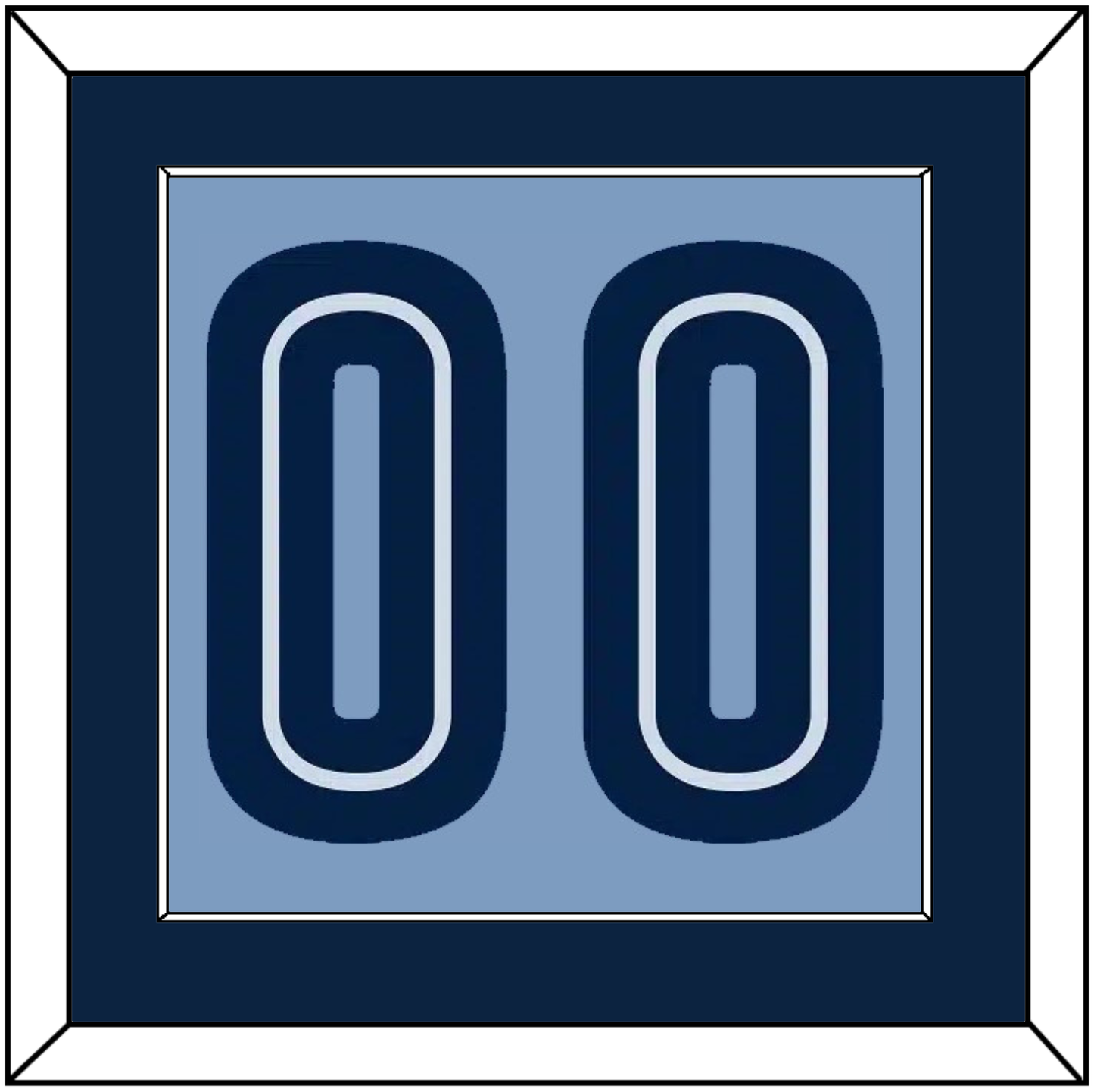 Memphis Number - Alternate Light Blue (2009-2010) - Essential Tier 2