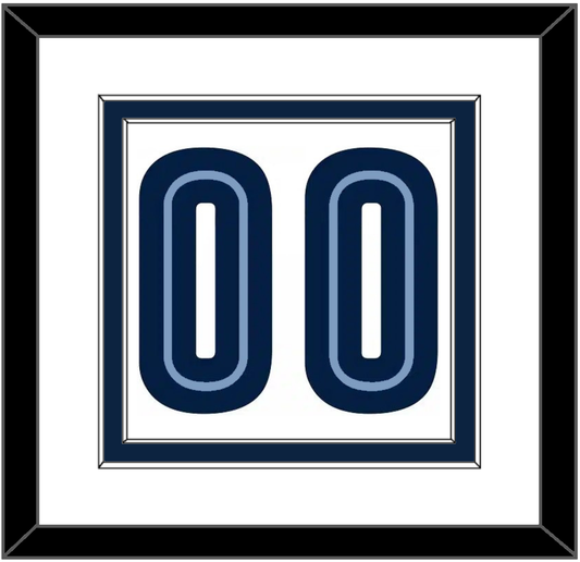Memphis Number - Home White (2004-2010) - Signature Tier 1