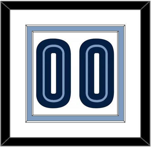 Memphis Number - Home White (2004-2010) - Signature Tier 2