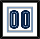 Memphis Number - Home White (2004-2010) - Double Mat 2