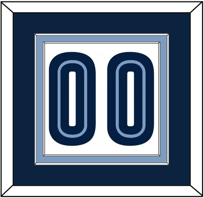 Memphis Number - Home White (2004-2010) - Signature Tier 3