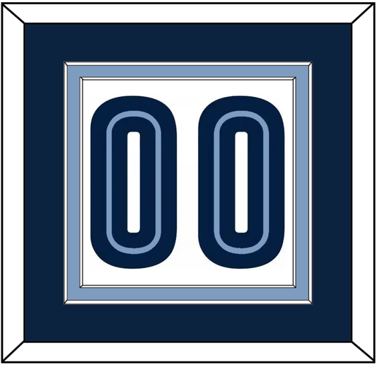 Memphis Number - Home White (2004-2010) - Signature Tier 3