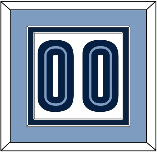 Memphis Number - Home White (2004-2010) - Signature Tier 4