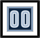 Memphis Number - Road Navy (2004-2010) - Double Mat 1