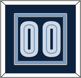 Memphis Number - Road Navy (2004-2010) - Double Mat 2