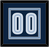 Memphis Number - Road Navy (2004-2010) - Double Mat 2
