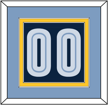Memphis Number - Alternate Light Blue (2009-2010) - Signature Tier 3