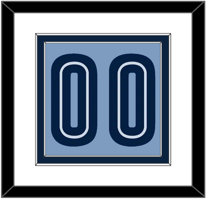 Memphis Number - Alternate Light Blue (2009-2010) - Signature Tier 1