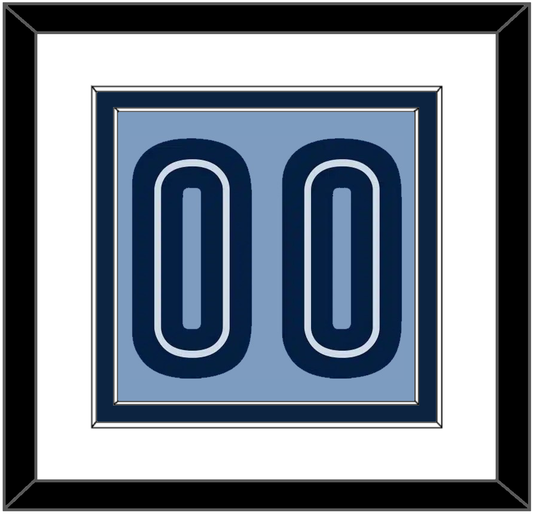 Memphis Number - Alternate Light Blue (2009-2010) - Signature Tier 1
