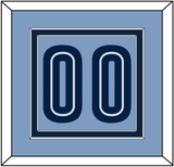 Memphis Number - Alternate Light Blue (2009-2010) - Double Mat 2