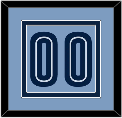 Memphis Number - Alternate Light Blue (2009-2010) - Signature Tier 2