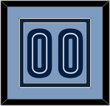 Memphis Number - Alternate Light Blue (2009-2010) - Double Mat 2