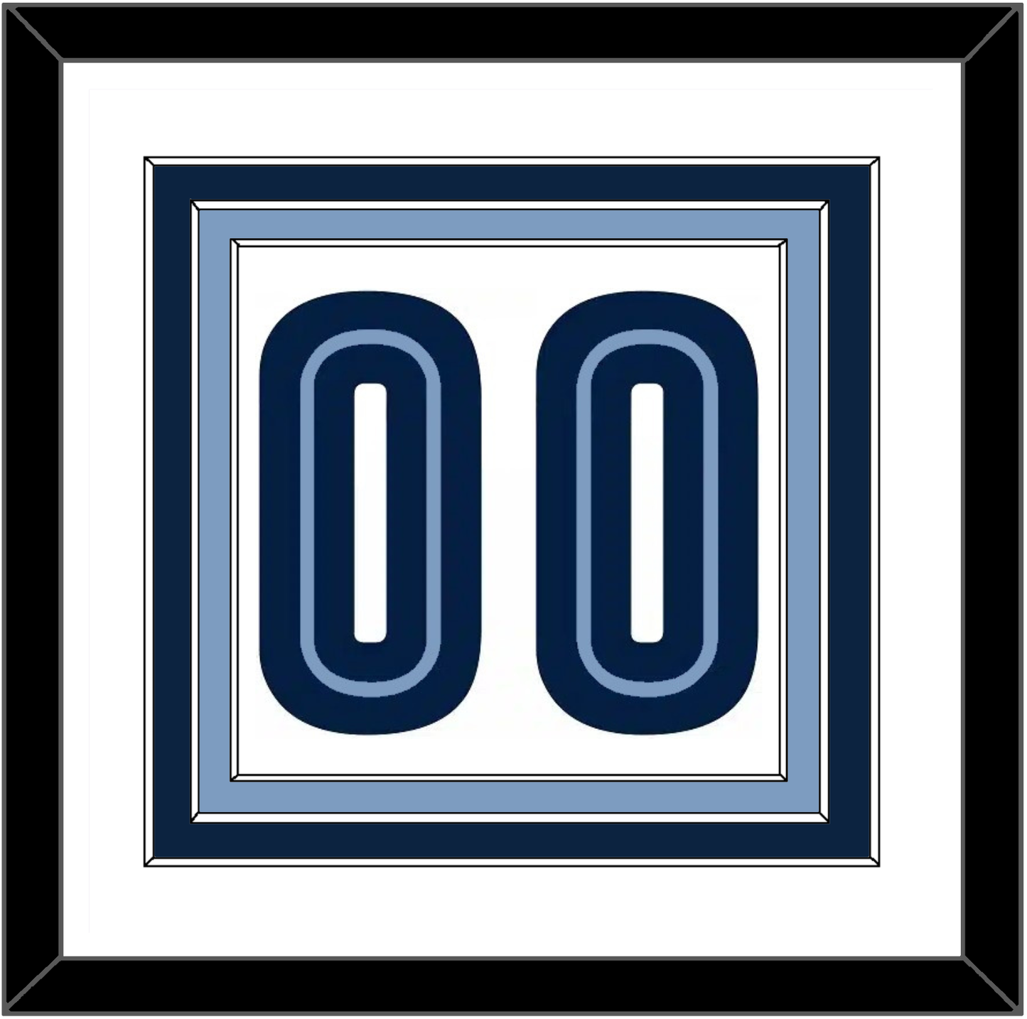 Memphis Number - Home White (2004-2010) - Premier Tier 1