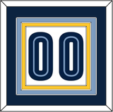 Memphis Number - Home White (2004-2010) - Triple Mat 2