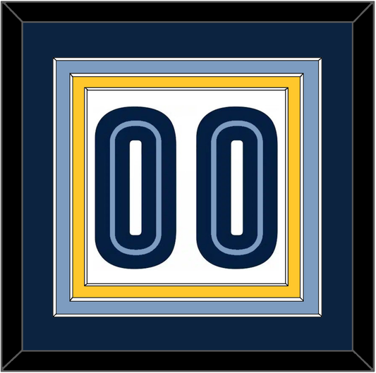 Memphis Number - Home White (2004-2010) - Premier Tier 2