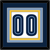 Memphis Number - Home White (2004-2010) - Triple Mat 2