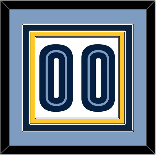 Memphis Number - Home White (2004-2010) - Premier Tier 3