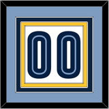 Memphis Number - Home White (2004-2010) - Triple Mat 3