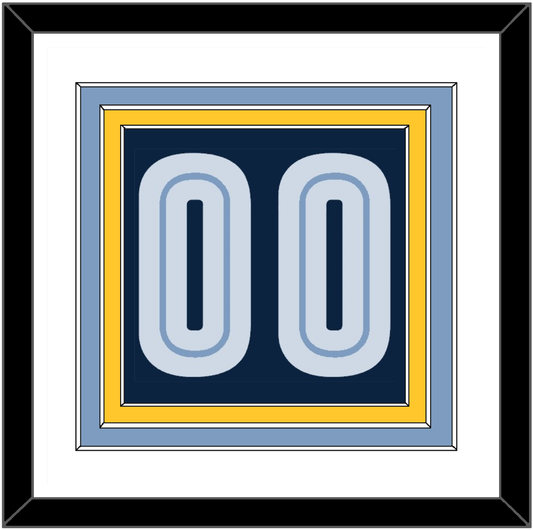 Memphis Number - Road Navy (2004-2010) - Premier Tier 2