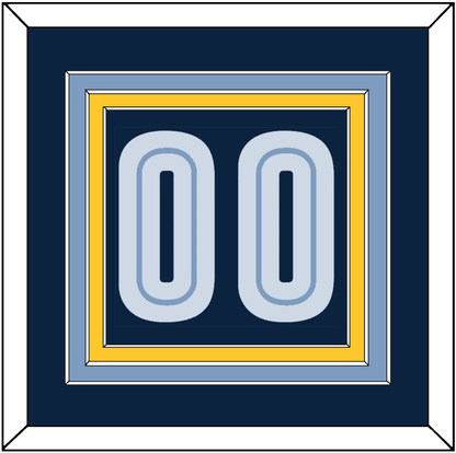 Memphis Number - Road Navy (2004-2010) - Premier Tier 3