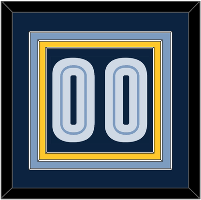Memphis Number - Road Navy (2004-2010) - Premier Tier 3
