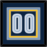 Memphis Number - Road Navy (2004-2010) - Triple Mat 3