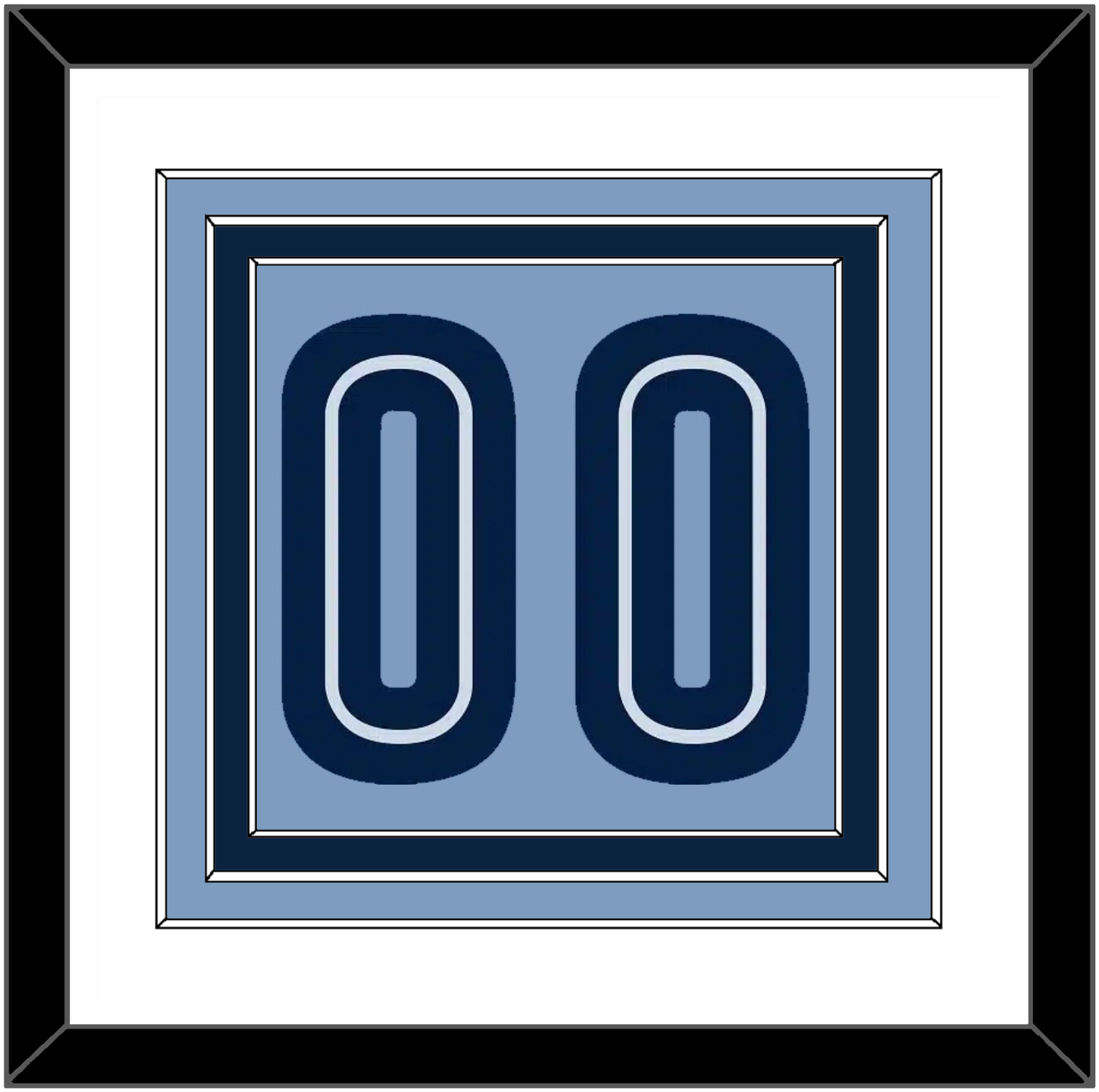 Memphis Number - Alternate Light Blue (2009-2010) - Premier Tier 1