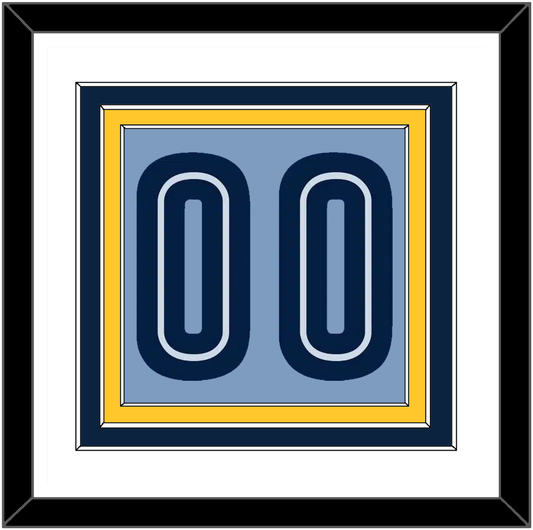 Memphis Number - Alternate Light Blue (2009-2010) - Premier Tier 2