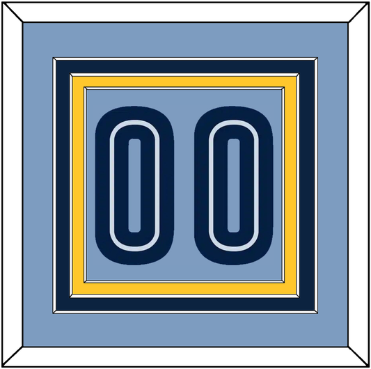 Memphis Number - Alternate Light Blue (2009-2010) - Premier Tier 3