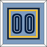 Memphis Number - Alternate Light Blue (2009-2010) - Triple Mat 3