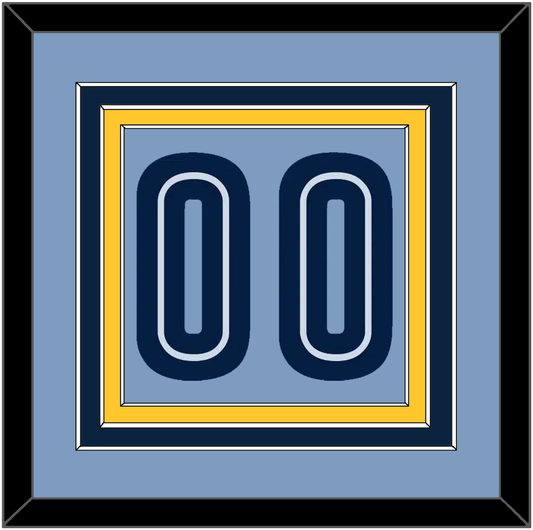 Memphis Number - Alternate Light Blue (2009-2010) - Premier Tier 3