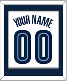 Memphis Name & Number - Home White (2004-2010) - Single Mat 1