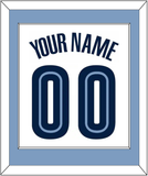Memphis Name & Number - Home White (2004-2010) - Single Mat 2