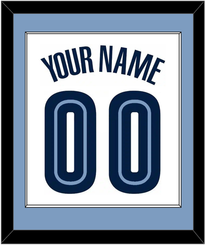 Memphis Name & Number - Home White (2004-2010) - Essential Tier 2