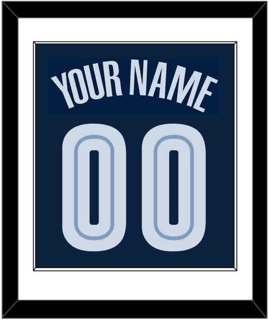 Memphis Name & Number - Road Navy (2004-2010) - Essential Tier 1