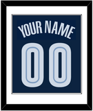 Memphis Name & Number - Road Navy (2004-2010) - Single Mat 1