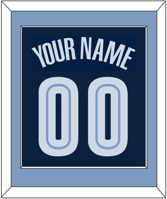 Memphis Name & Number - Road Navy (2004-2010) - Essential Tier 2