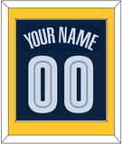 Memphis Name & Number - Road Navy (2004-2010) - Single Mat 3