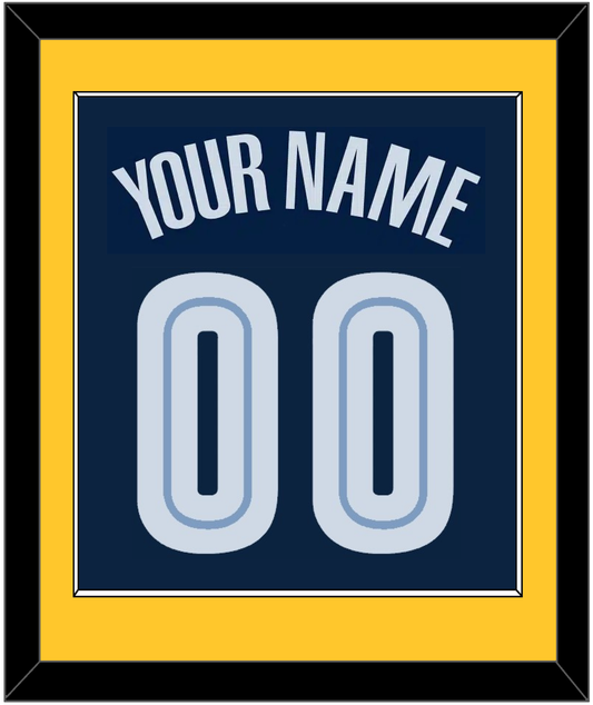 Memphis Name & Number - Road Navy (2004-2010) - Essential Tier 3