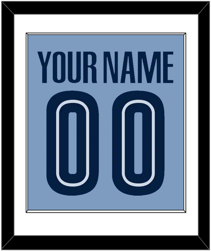Memphis Name & Number - Alternate Light Blue (2004-2010) - Essential Tier 1